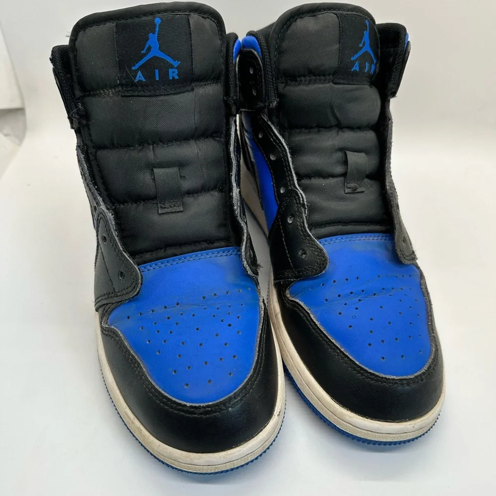 Nike Air Jordan 1 Mid Black Royal‎ Blue Size 5.5Y